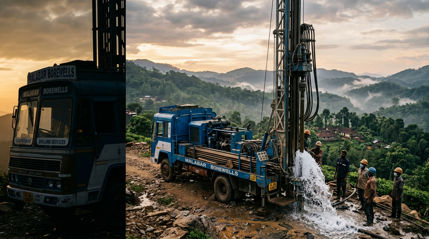 Borewell drilling contractors in Idukki